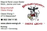 Bergwirtschaft Obere Wengi